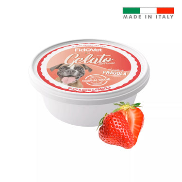 FidoVet Gelato Ice Cream for Dogs (Strawberry)